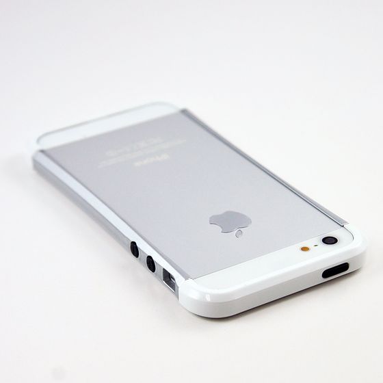 かわいいiphone5 5sバンパー ホワイト Iphoneケース通販 Iphonecasez