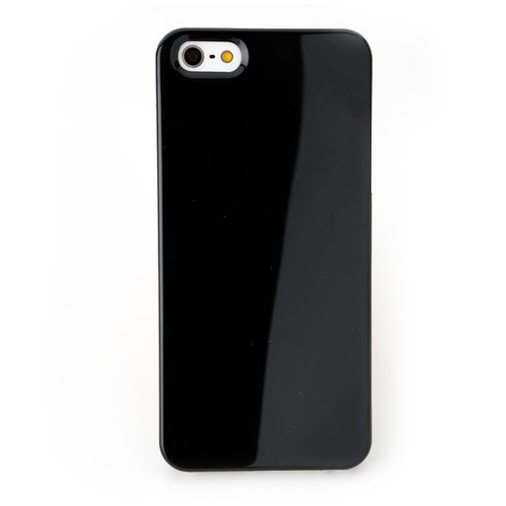 シンプルなiPhone5/5sケース スタンダードデザイン／ブラック
