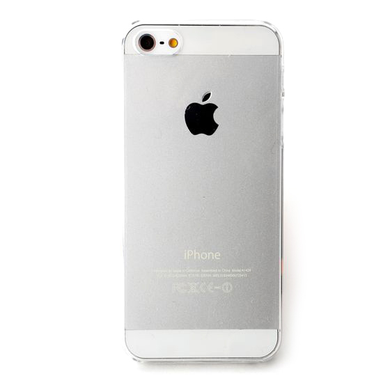 シンプルなiPhone5/5sケース スタンダードデザイン／透明