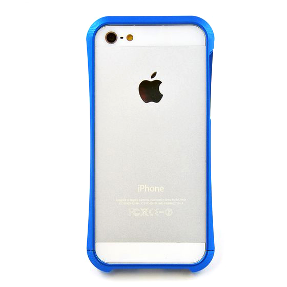 クールなiPhone5/5s軽量アルミバンパー／ブルー