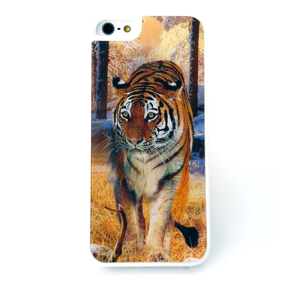 ユニークなiPhone5/5sケース 3D タイガー　ライオン