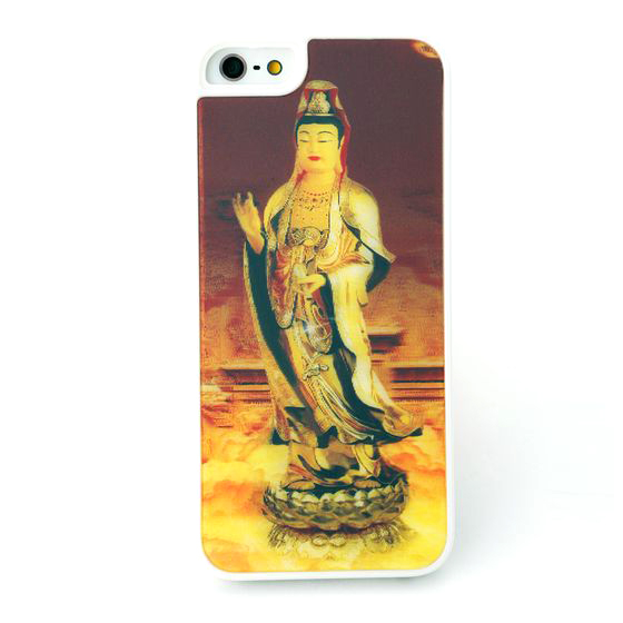 ユニークなiPhone5/5sケース 3D 菩薩　仏像