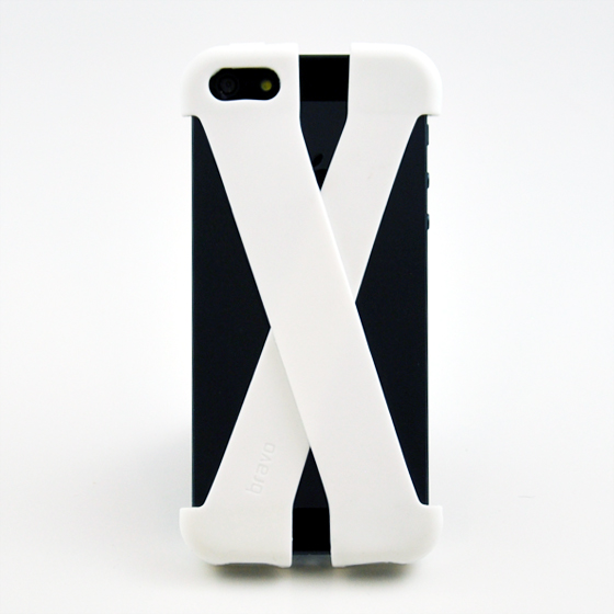 クロス型iPhone5/5sカバー/ホワイト
