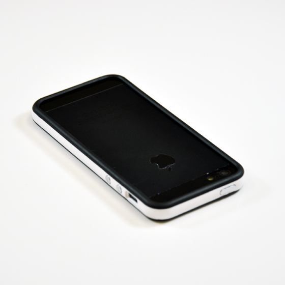 バンパータイプiPhone5/5sケース/ホワイト
