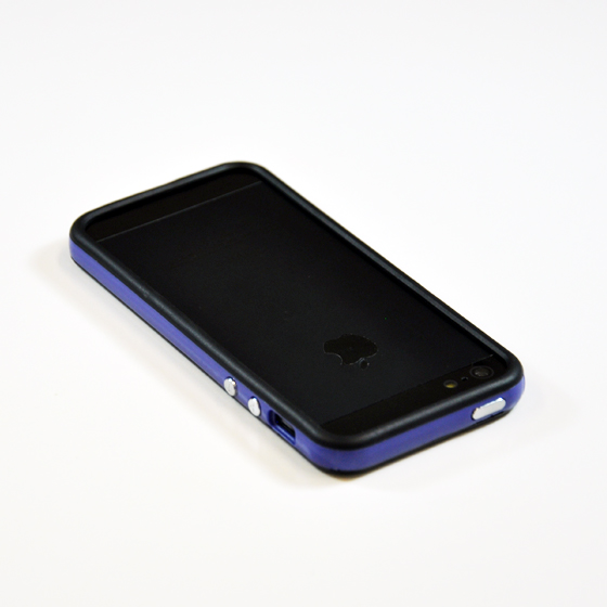 バンパータイプiPhone5/5sケース/ブルー