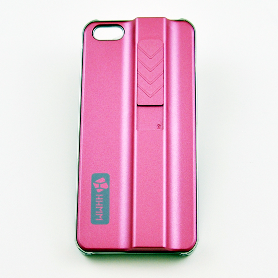 ライター付きiPhone5/5sケース/ピンク