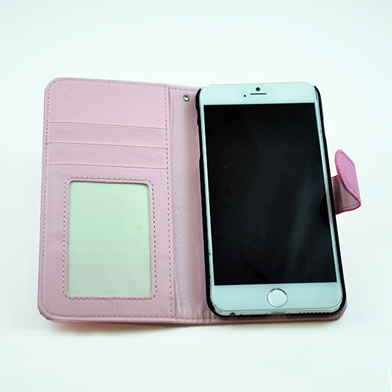 大人なiPhone6Plusフリップケース／ピンク